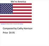 We're America SA choral sheet music cover